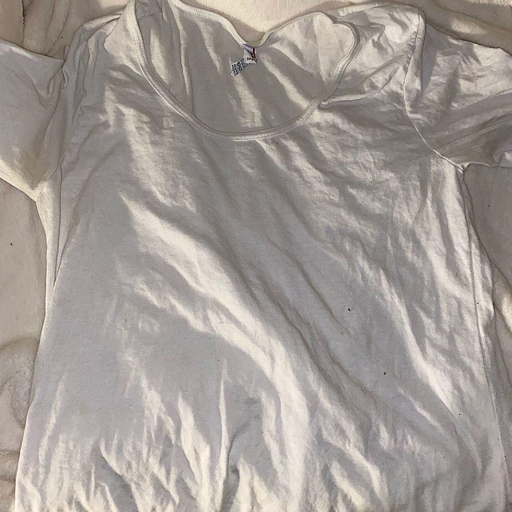 plain white shirt | unknown brand | size medium